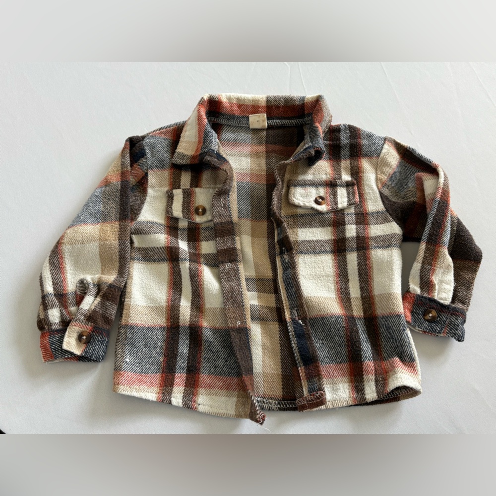 SHEIN Boys Flannel Shirt Size 2-3Y - Picture 5 of 6